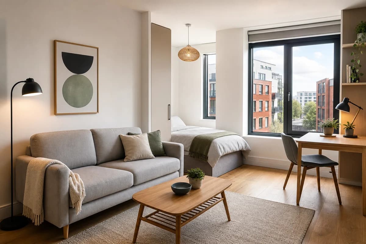 Smithfield Market, Dublin 7 apartment interior