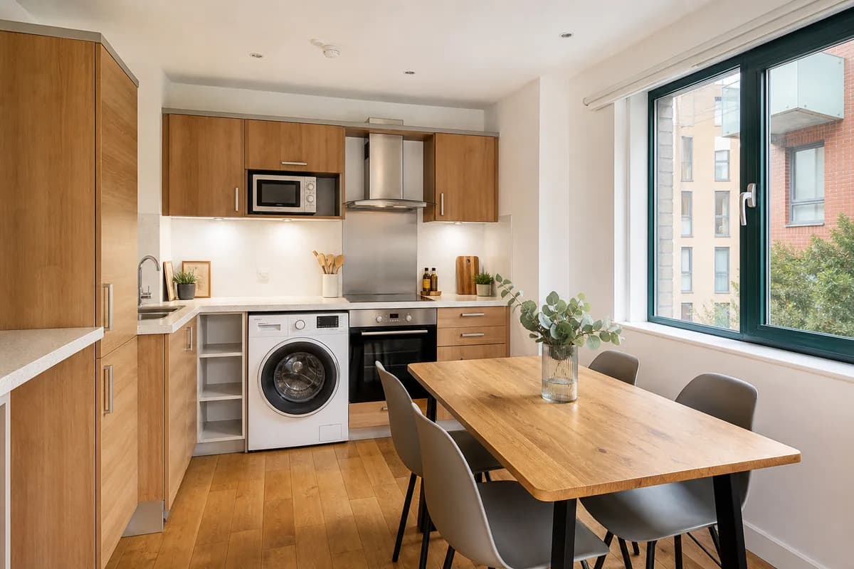 Kitchen dining rental attached to inbox thread